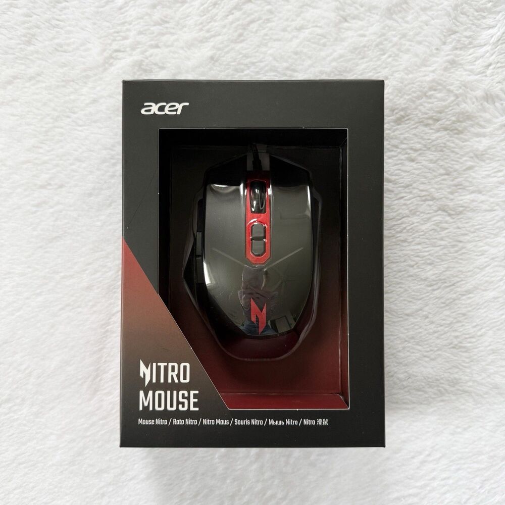 Acer Nitro Wired Gaming Mouse USB, Model: NMW120 - BRAND NEW